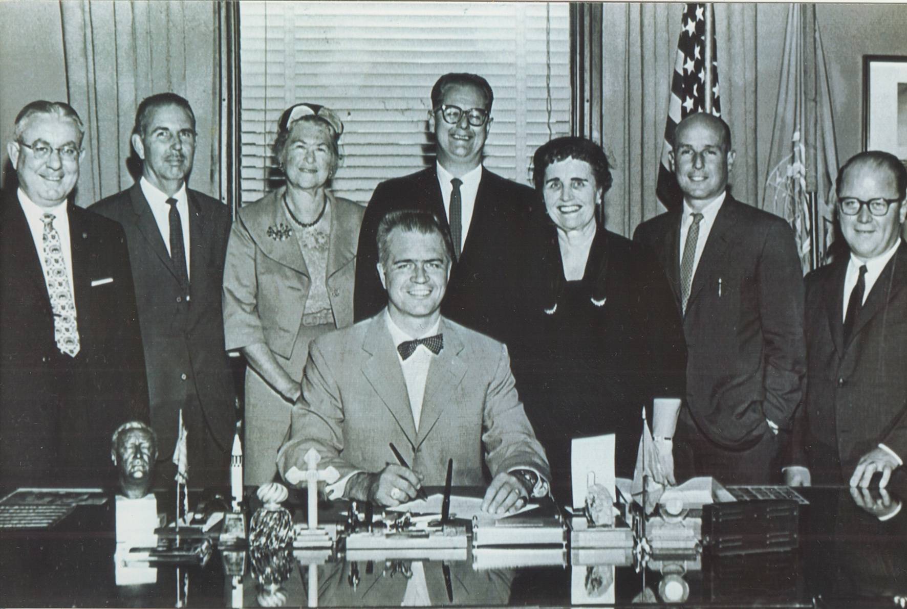 Grand Valley State College Charter signing, 1960